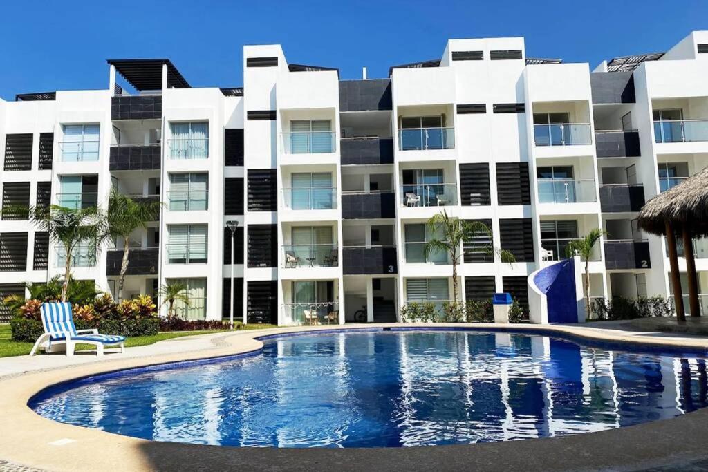 ¡Nuevo! Hermoso Departamento Con Alberca. Мансанільйо Екстер'єр фото