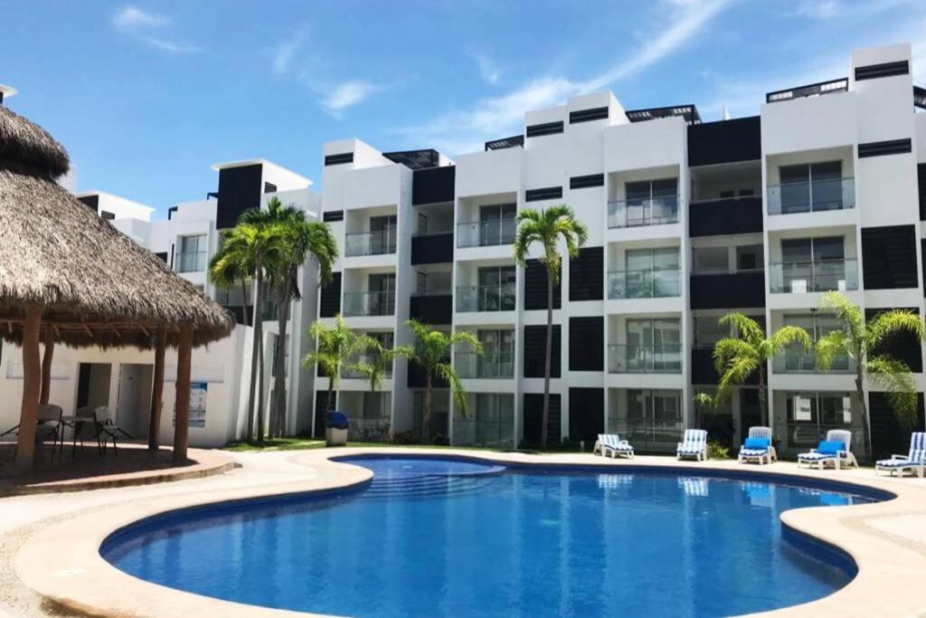 ¡Nuevo! Hermoso Departamento Con Alberca. Мансанільйо Екстер'єр фото